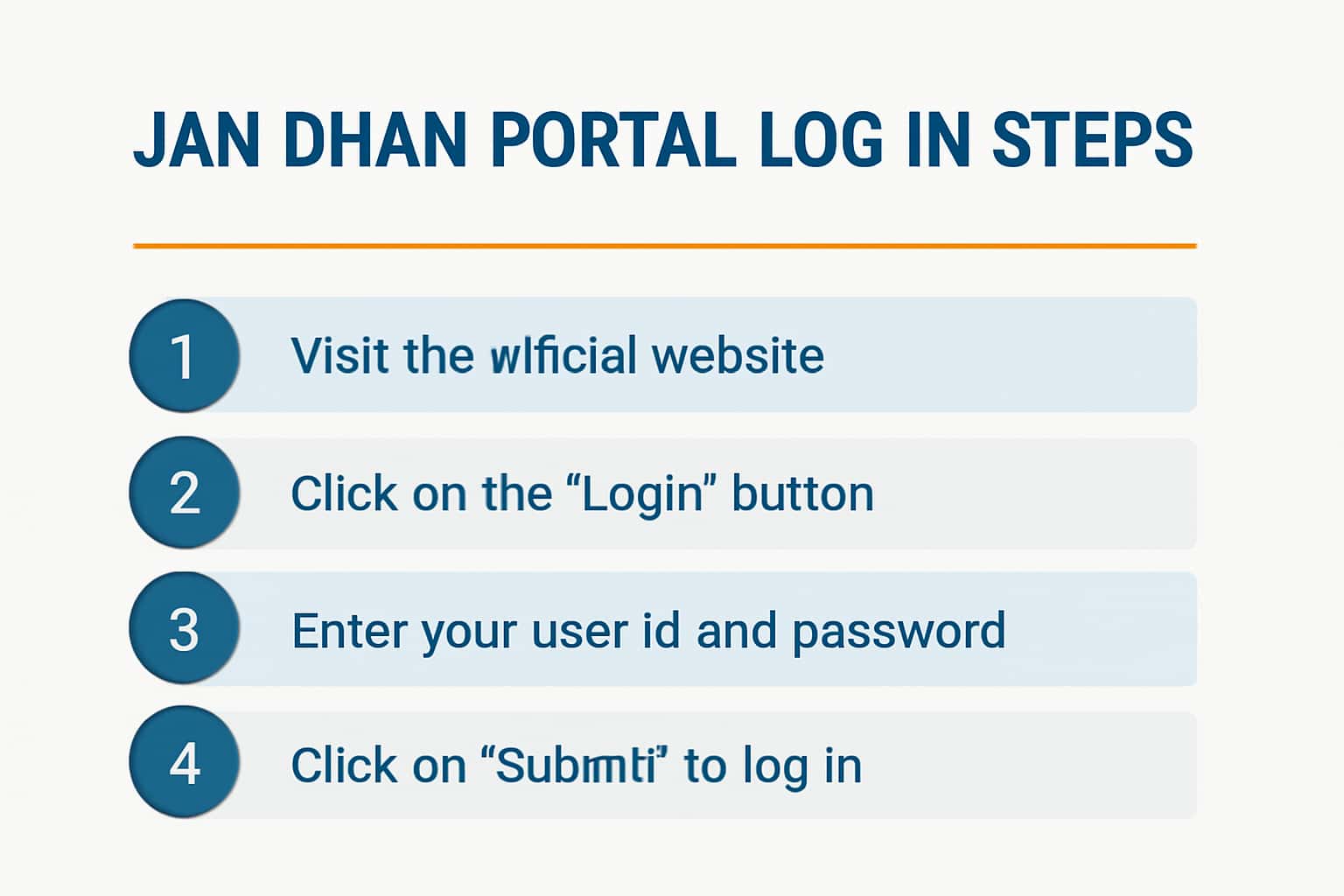 Jan Dhan Portal Login Steps